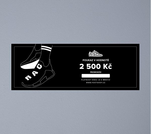 Poukaz v hodnotě 2500