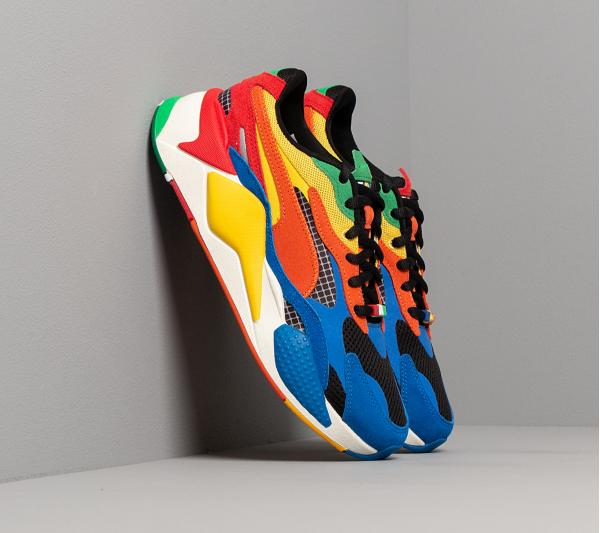 Puma x Rubik's RS-X³ Palace Blue/ High Risk Red