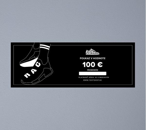 Poukaz v hodnote 100 €