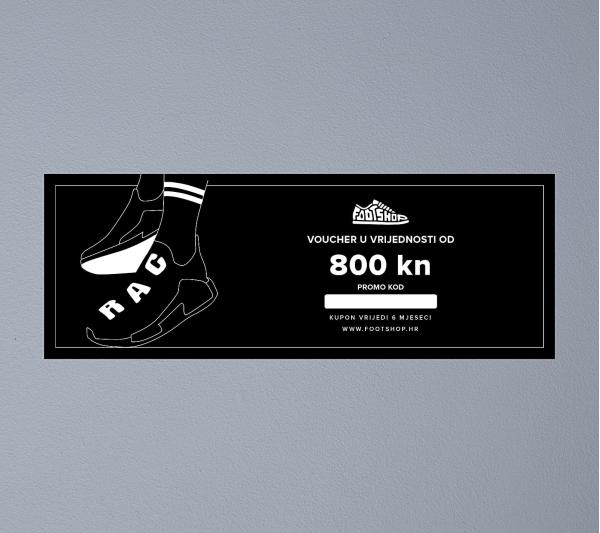 Voucher u vrijednosti od 800 kn