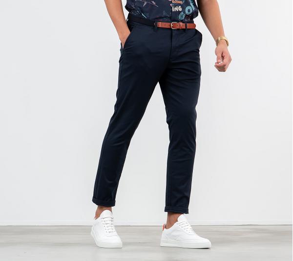 SELECTED Slim Yard Pants Dark Sapphire