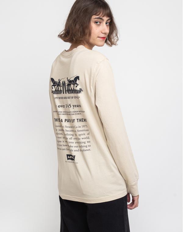 Levi's® Ls Relaxed Graphic Tee Black L