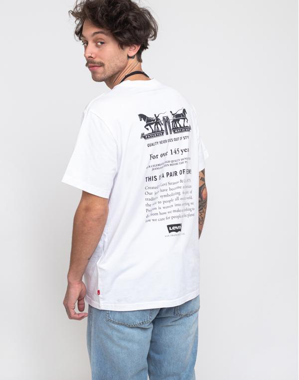 Levi's® Relaxed Graphic Tee White S