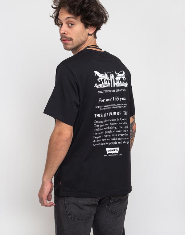 Levi's® Relaxed Graphic Tee Black S