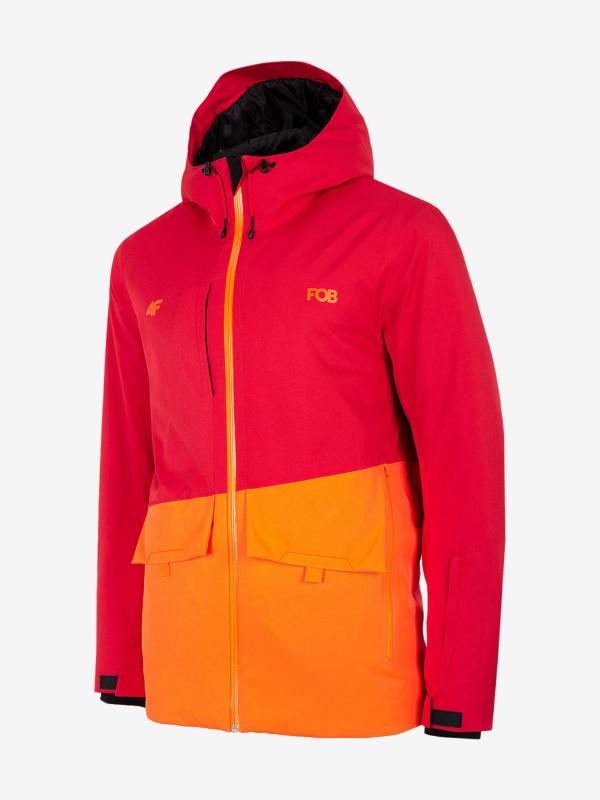 Bunda 4F Kums254 Snowboard Jacket Oranžová