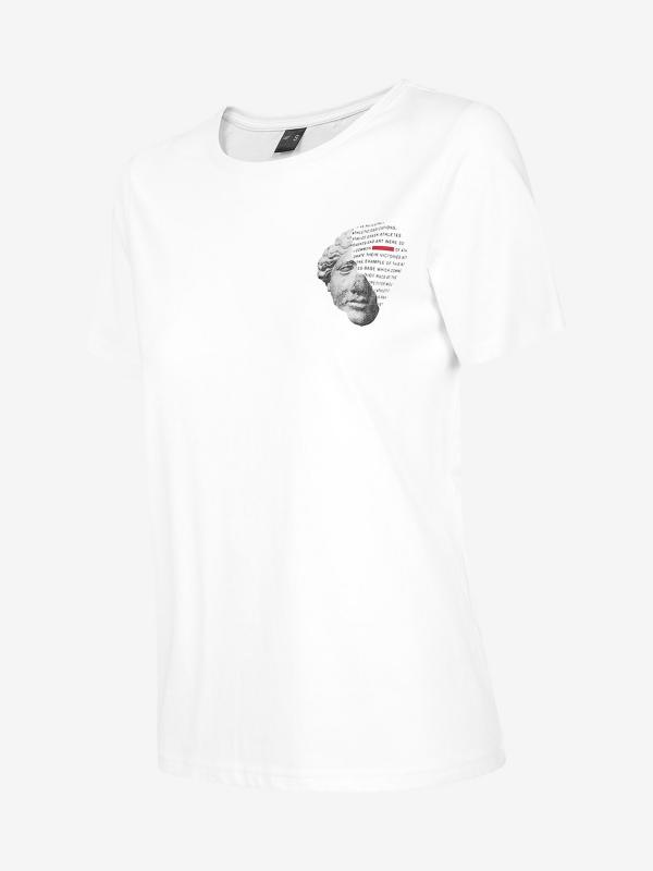 Tričko 4F Tsd241A T-Shirt Bílá