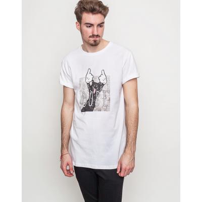 Triko Dedicated Dope Cat white
