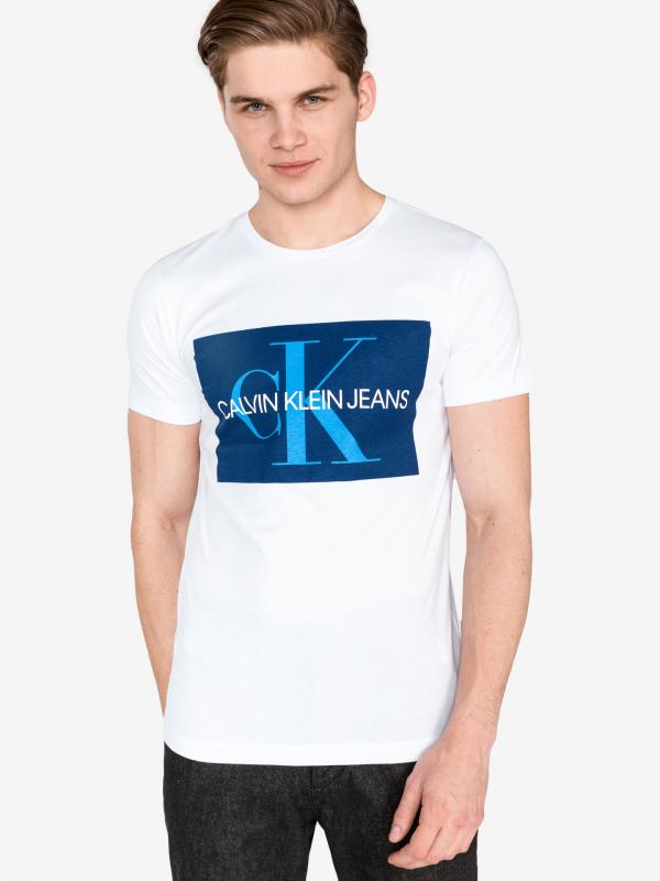 Triko Calvin Klein Bílá