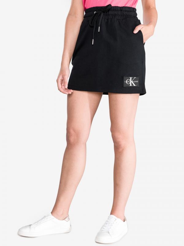 Monogram Sukně Calvin Klein Černá