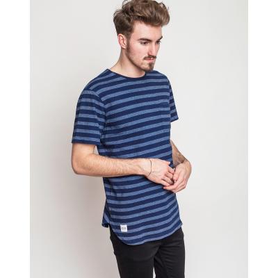 Triko Native Youth JACQUARD STRIPE indigo