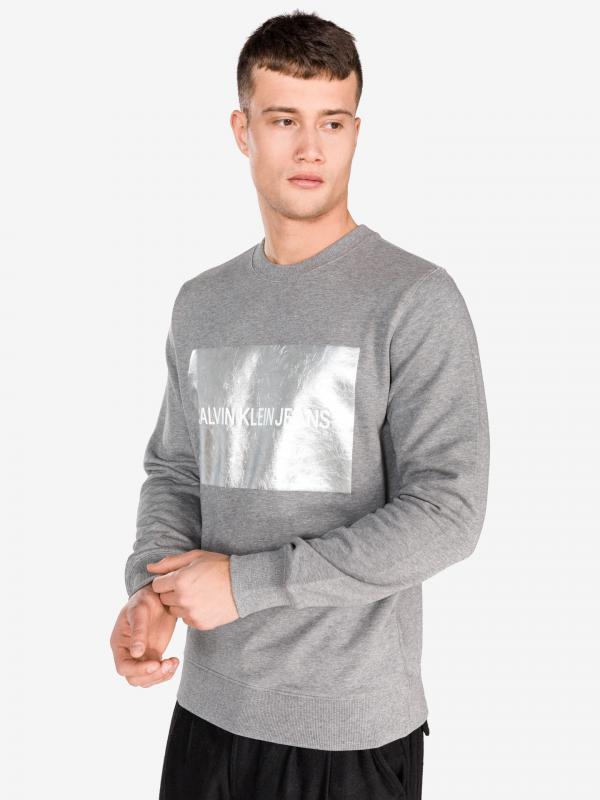 Mikina Calvin Klein Šedá