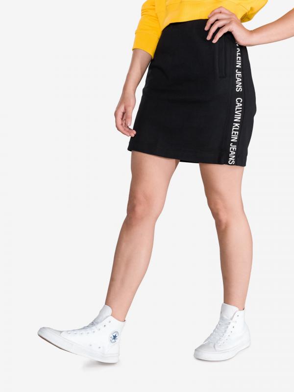 Sukně Calvin Klein Černá