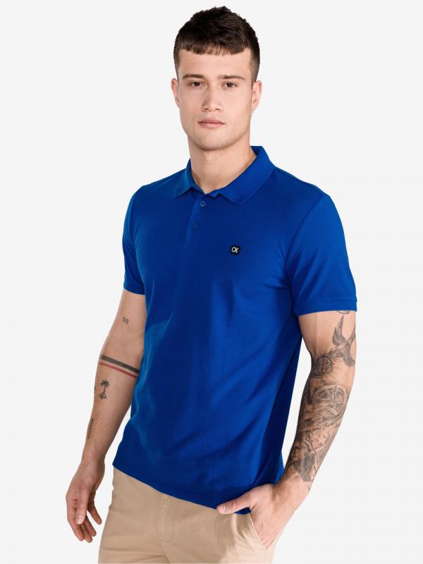 Polo triko Calvin Klein Modrá