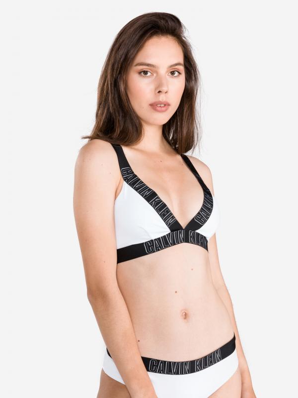 Vrchní díl plavek Calvin Klein Bílá