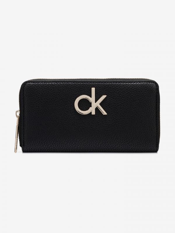Re-Lock Large Peněženka Calvin Klein Černá