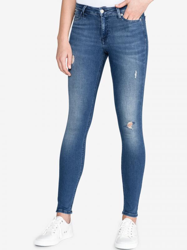 Jeans Calvin Klein Modrá