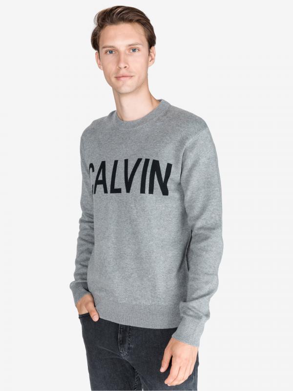 Svetr Calvin Klein Šedá