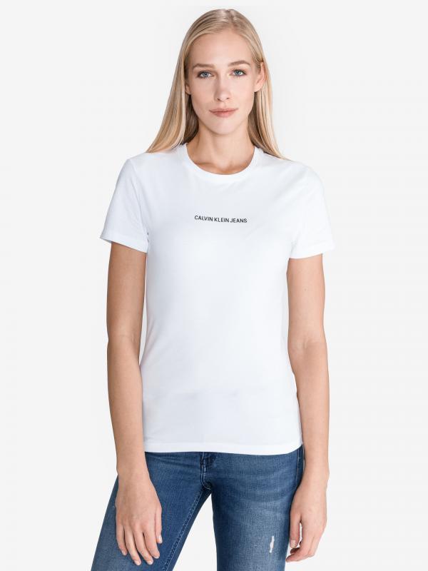 Triko Calvin Klein Bílá