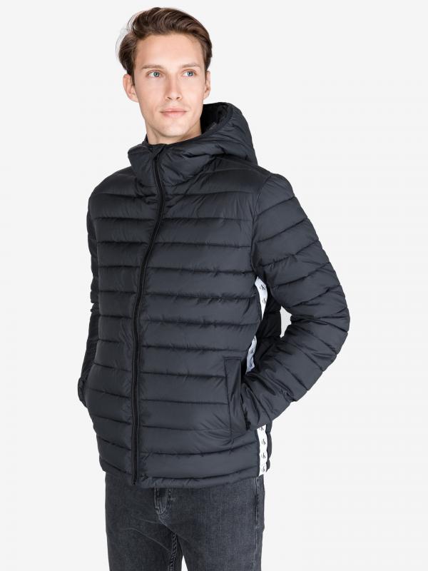 Monogram Bunda Calvin Klein Černá