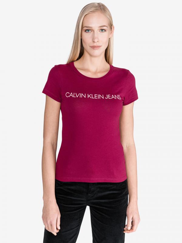 Triko Calvin Klein Červená