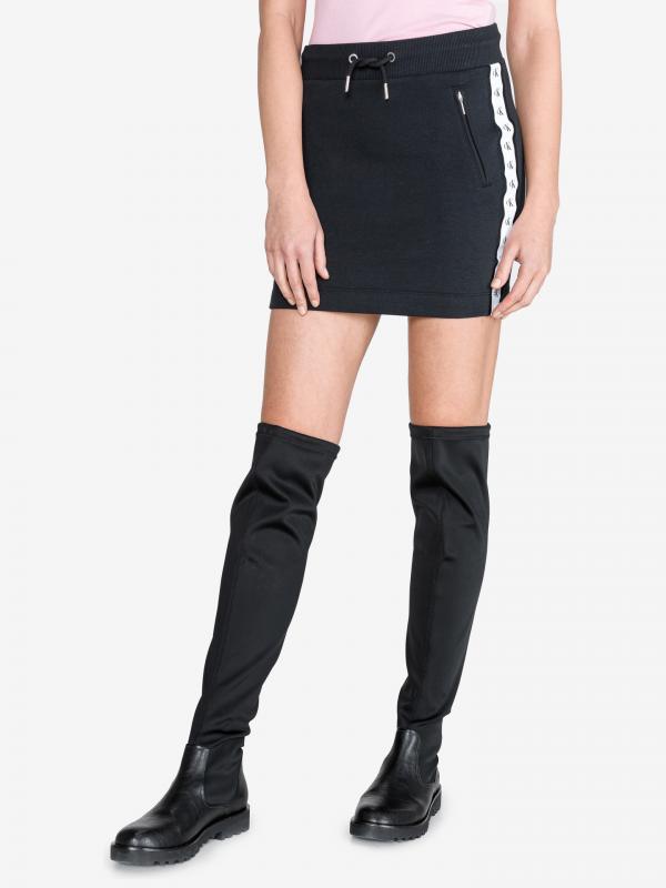 Monogram Sukně Calvin Klein Černá