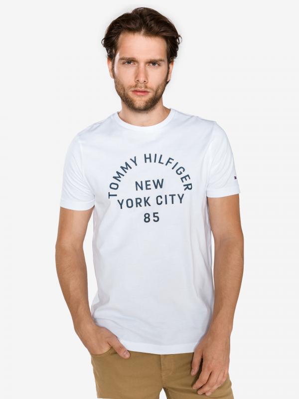 Graphic Triko Tommy Hilfiger Bílá