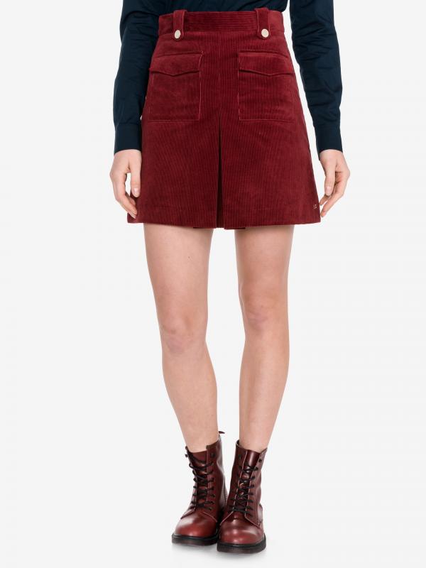 Kalista Sukně Tommy Hilfiger Červená