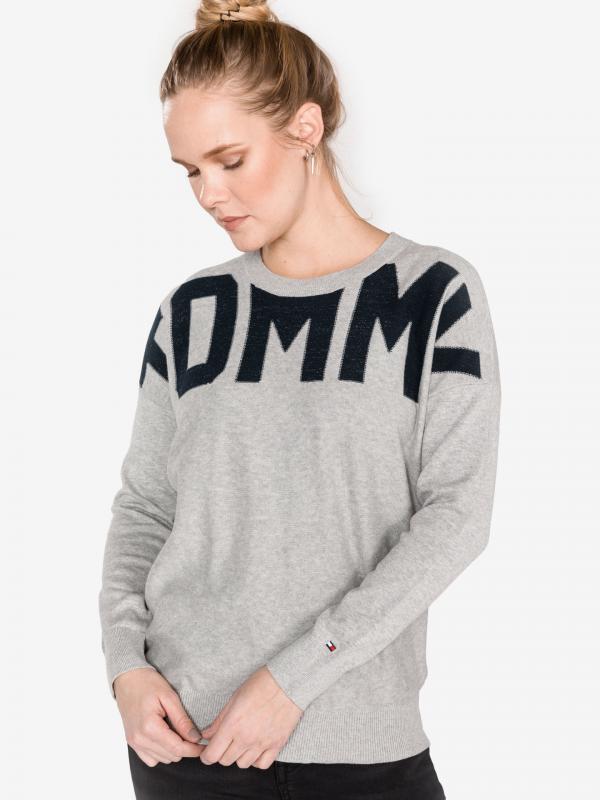 Vivie Svetr Tommy Hilfiger Šedá