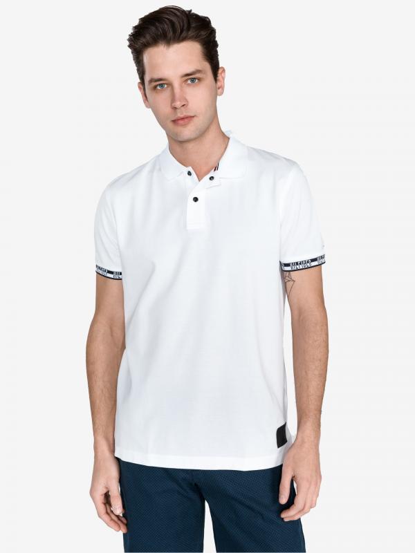Polo triko Tommy Hilfiger Bílá