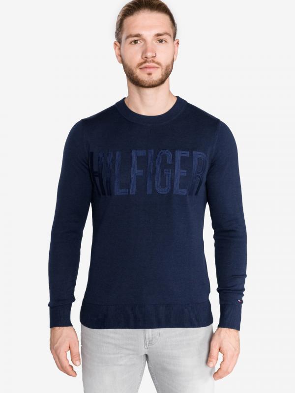 Svetr Tommy Hilfiger Modrá