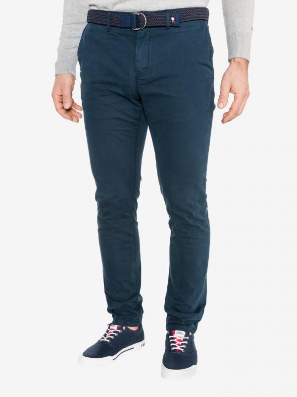 Denton Kalhoty Tommy Hilfiger Modrá