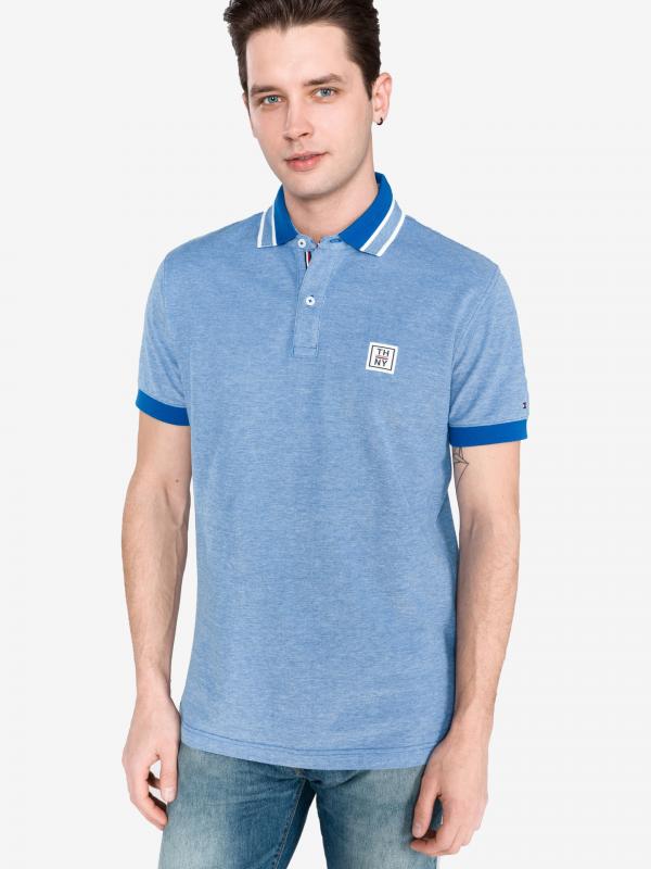 Polo triko Tommy Hilfiger Modrá