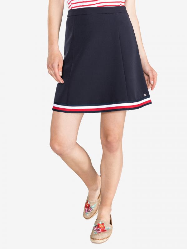 Angela Global Sukně Tommy Hilfiger Modrá