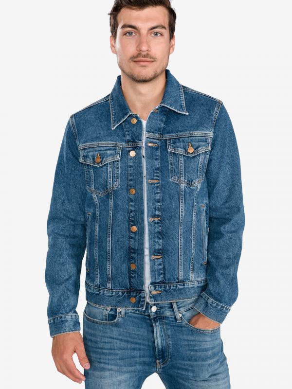 Bunda Tommy Hilfiger Modrá