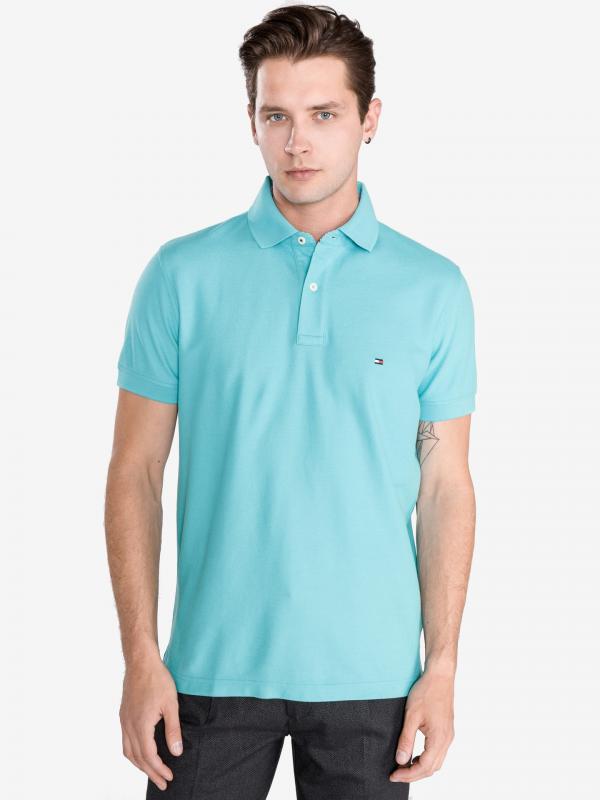 Polo triko Tommy Hilfiger Modrá