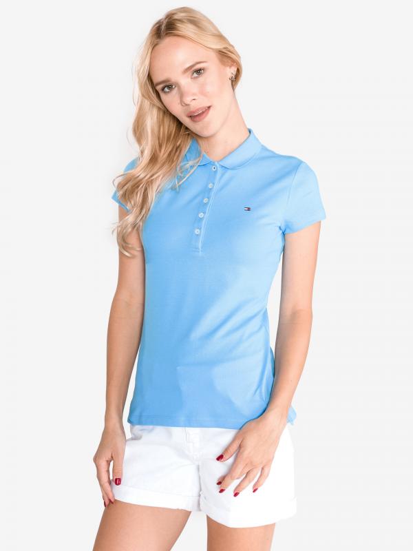 New Chiara Polo triko Tommy Hilfiger Modrá