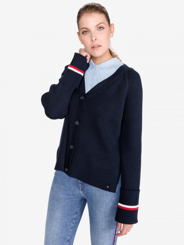 Hasel Svetr Tommy Hilfiger Modrá