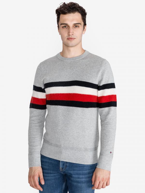 Svetr Tommy Hilfiger Šedá