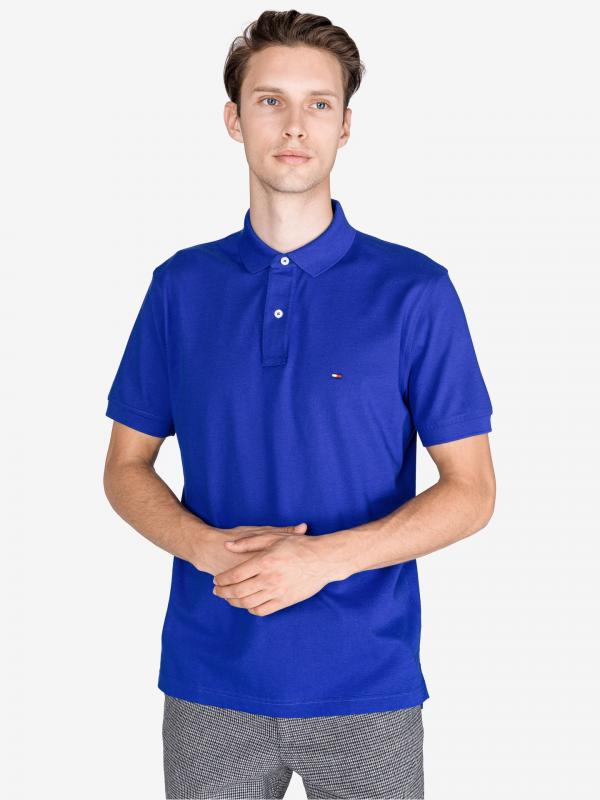 Polo triko Tommy Hilfiger Modrá