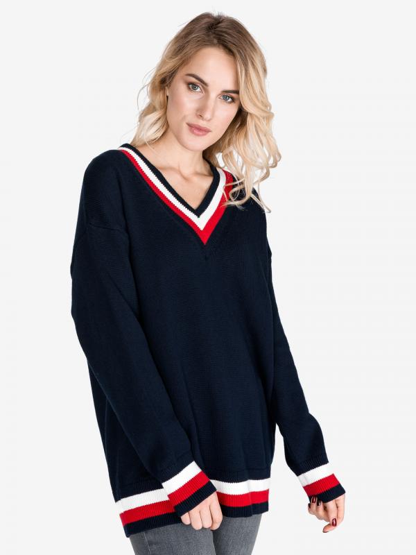 Essential Svetr Tommy Hilfiger Modrá