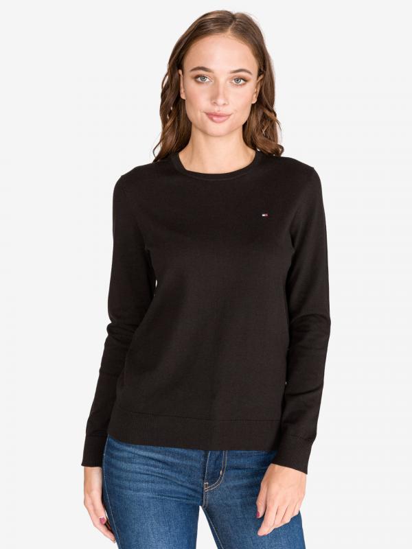 Taly Svetr Tommy Hilfiger Černá
