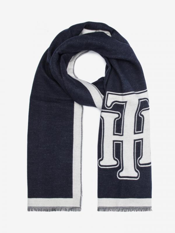 Šála Tommy Hilfiger Modrá