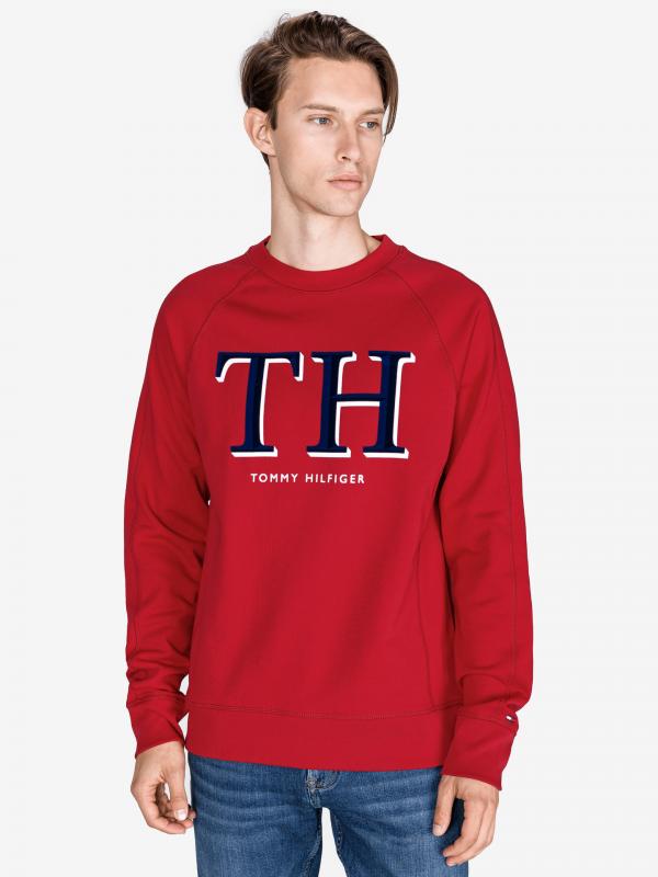 Mikina Tommy Hilfiger Červená