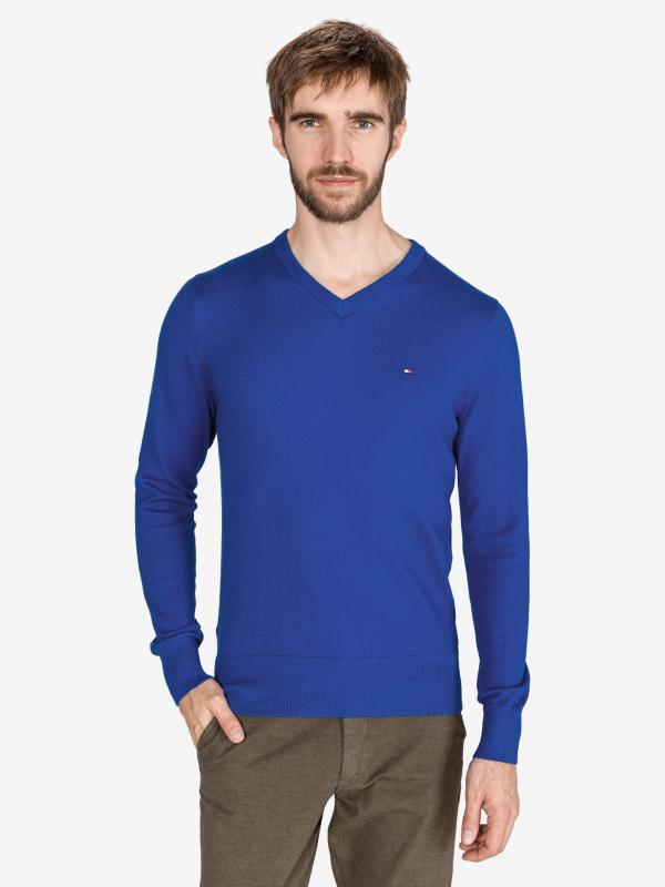 Svetr Tommy Hilfiger Modrá