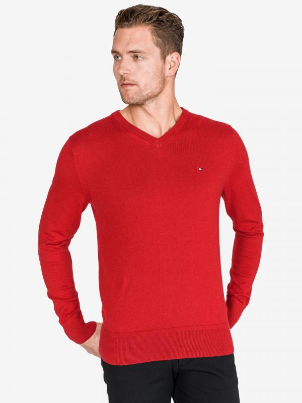 Svetr Tommy Hilfiger Červená