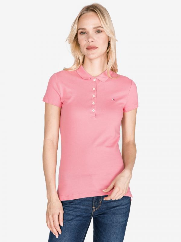 New Chiara Polo triko Tommy Hilfiger Růžová