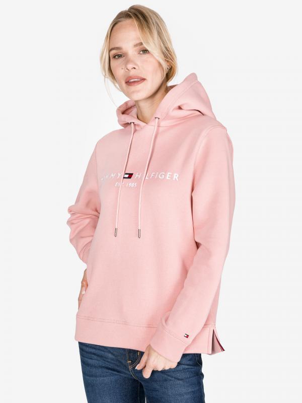 Essential Mikina Tommy Hilfiger Růžová