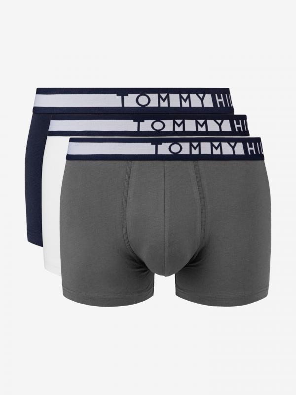 Boxerky 3 ks Tommy Hilfiger Šedá