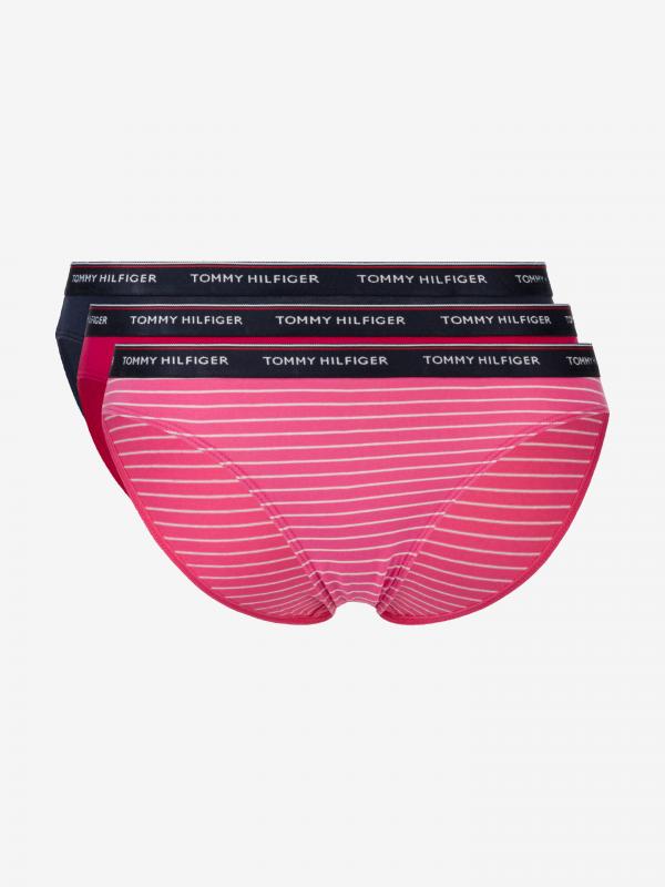 Kalhotky 3 ks Tommy Hilfiger Růžová