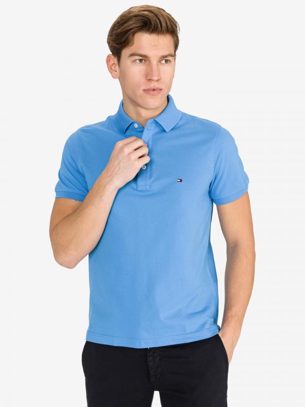 Polo triko Tommy Hilfiger Modrá
